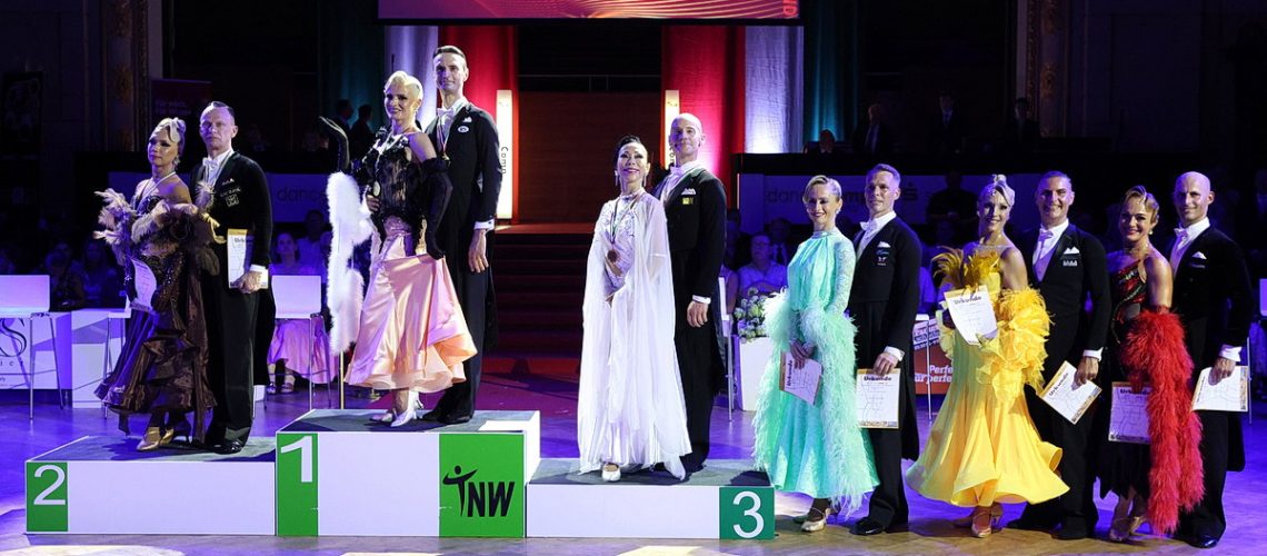 Siegerehrung WDSF Open Senior II Standard. Foto: Robert Panther