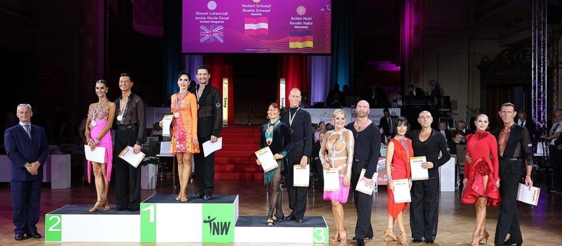 Siegerehrung Open Latin Senior III