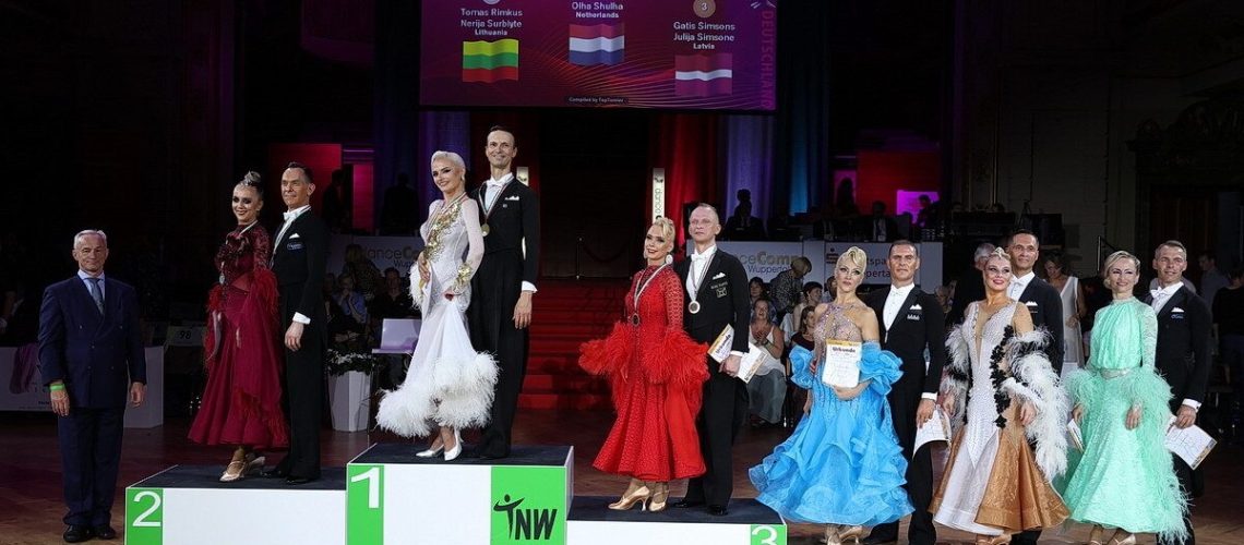 Siegerehrung WDSF Open Standard Senior II (05.07.2025)